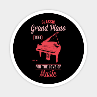 Classic Grand Piano Magnet
